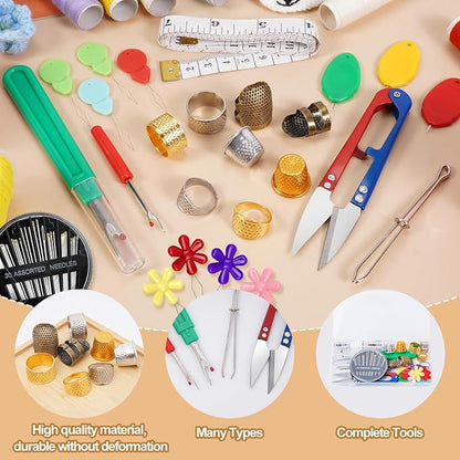 CousDUoBe Sewing Thimble Kit, thimbles - Image 4