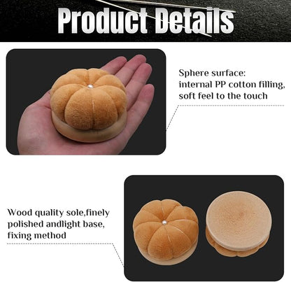 Uxney Pin Cushion, Wooden Sewing Pin Cushion Pincushion Needle Cushion - Image 4