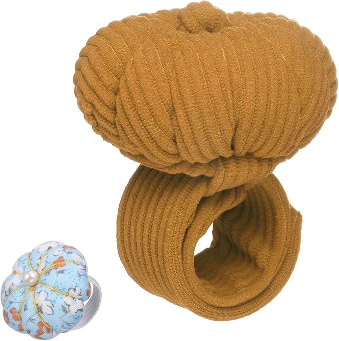 HARFINGTON Wrist Pin Cushions, Sewing Needle Pin Cushion Adjustable Strap by HARFINGTON
