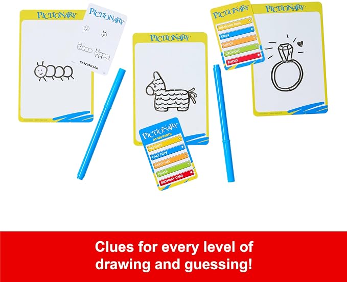 Mattel Games Pictionary Family Board Game - Image 5