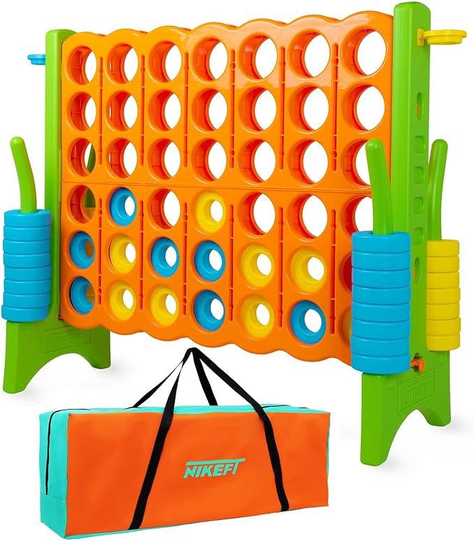 Oversized 4 in a Row Connect Game+Waterproof Carry Bag, Included-4 ft X 3.5 ft - Image 8