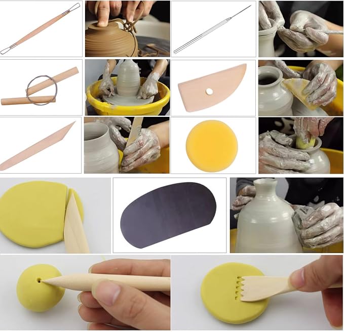 Clay Tools Kit, Pottery Tools Includes Polymer Clay Tools, Sculpting Tools - Image 6