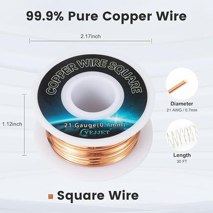21 AWG Square Copper Wire - Image 2