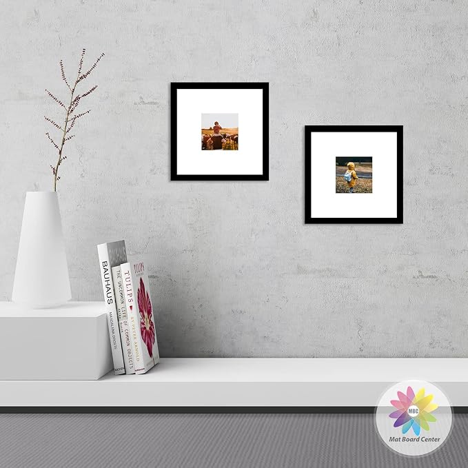 Mat Board Center, 8x8 for 4x4 White Photo Picture Mats - Image 7