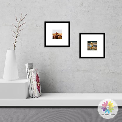 Mat Board Center, 8x8 for 4x4 White Photo Picture Mats - Image 7