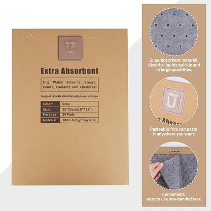 E-SDS Oil Absorbent Pads with Wall Hooks - Image 4