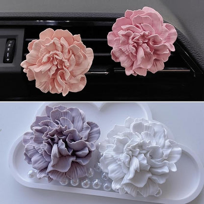 Wehous 2PCS Carnation Flower Candle Molds, 3D Flower Fondant Chocolate Cake - Image 6
