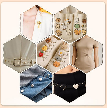 40pcs Locking Pin Back, Metal Locking Pin Backs - Image 7