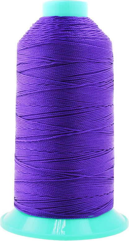 Mandala Crafts Bonded Nylon Thread Violet Heavy Duty Sewing Threads by MandalaCrafts