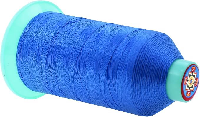 Mandala Crafts Bonded Nylon Thread Sky Blue Heavy Duty Sewing Threads - Image 2