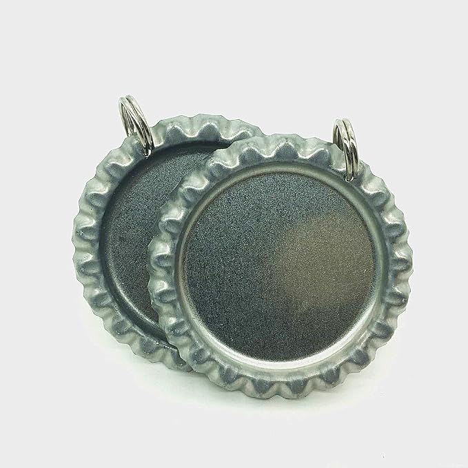 Silver Color Flat Bottle Caps - Image 2