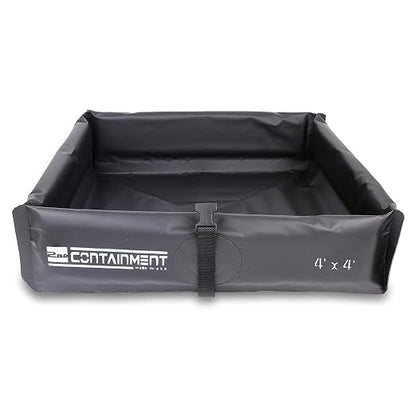 Duck Pond - 5’ x 5’ - Black by SecondaryContainmentBerms-MadeinUSA