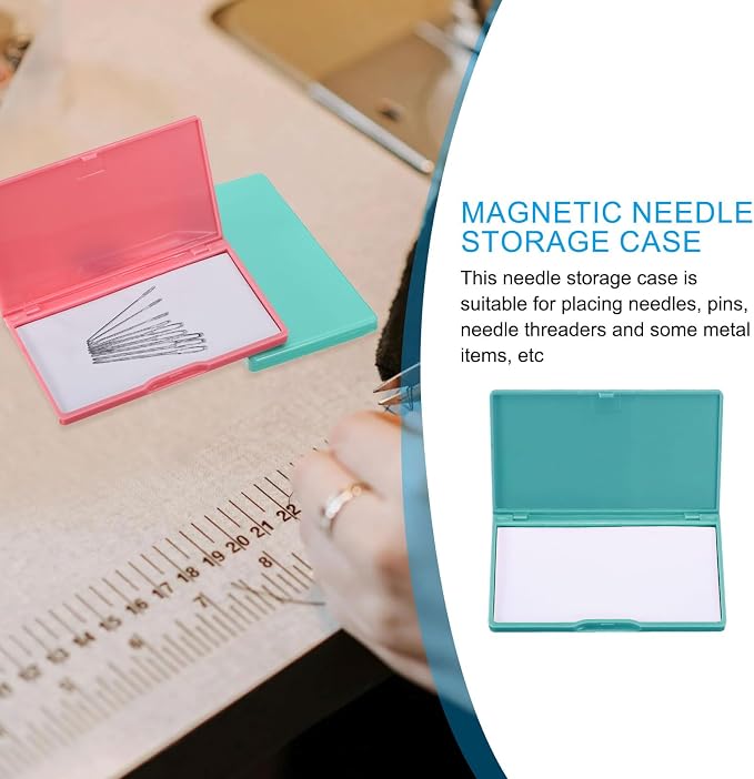 PATIKIL Magnetic Needle Storage Case, Plastic Portable Sewing Pin Keeper Needle - Image 5