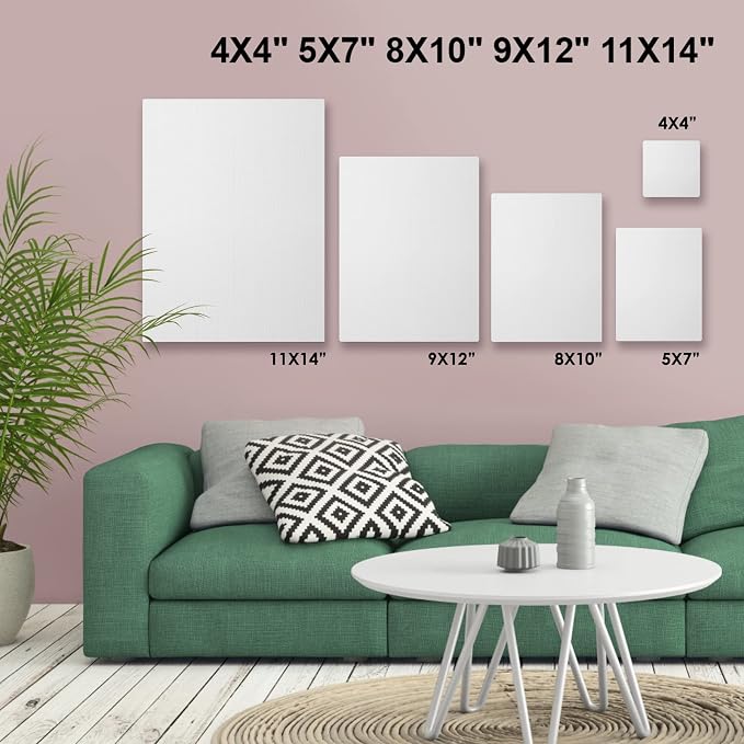 GOTIDEAL18Pcs Stretched Canvases - Image 5
