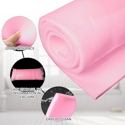 Amylove Polyurethane Foam 24" x 72" High Density Cushion Upholstery Foam Sheet - Image 3
