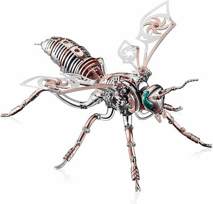 3D Puzzles for Adults, Metal Model Kit Wasp Mechanical Puzzle for Adults/Teens by Shepatio