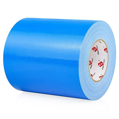 BOMEI PACK 6" Blue Duct Tape, Wider Roll, 6 Inches x 60 Yards, 9 Mil Thick by BOMEIPACK