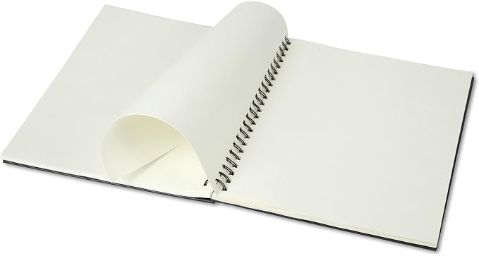 conda 9"x12" Sketch Book Set, 2 Pack, 120 Sheets, Spiral Bound Marker Pad - Image 7