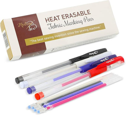 Madam Sew Heat Erasable Fabric Marking Pens by MadamSew