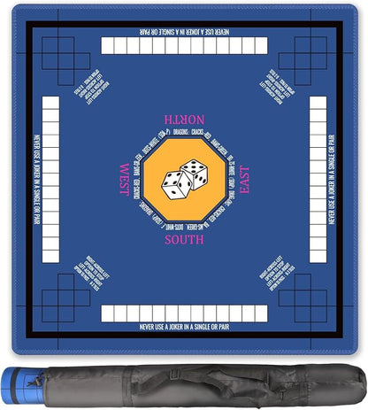 Mahjong Mat for Table 33''x33'', Non-Slip Mahjong Cloth Cover - Image 3