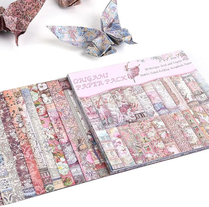 Origami Paper Kit 50 Sheets 70GSM 6 Inch Square Double Sided Color 50 Vivid - Image 4