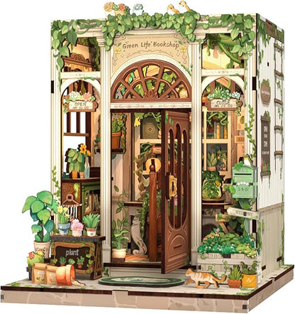 Fsolis Book Nook Kit, 3D Wooden Puzzles by FsolisDIYDollhouse