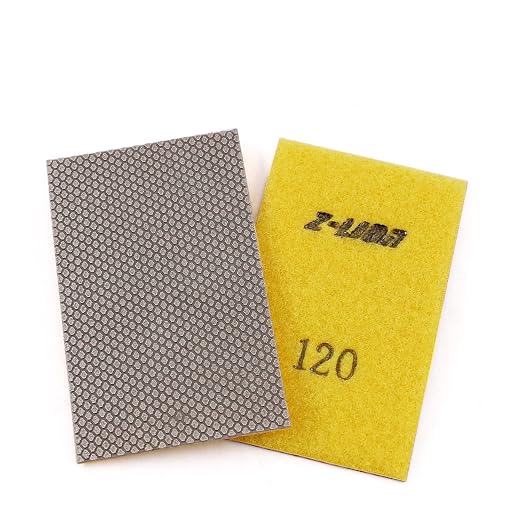 Z-Lion Diamond Abrasive Paper Sheets 120 Grit Diamond Sandpaper Nylon Back by Z-LION