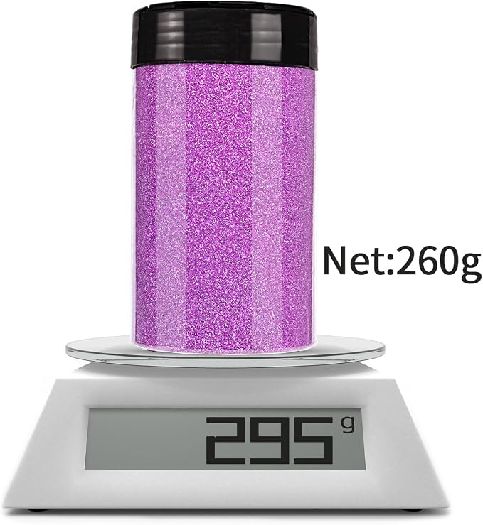 High Capacity 260g Iridescent Fine Glitter Shaker Bottle - Image 3