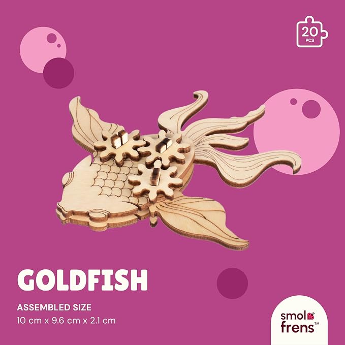 Wooden Animal Puzzles for Ages 8+, 5 Pack 3D Wooden Puzzles, STEM Kits for Kids - Image 6