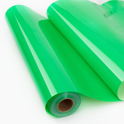 Neon Green Heat Transfer Vinyl Rolls 12" x 20ft Iron on Vinyl by IRON-ONHTV