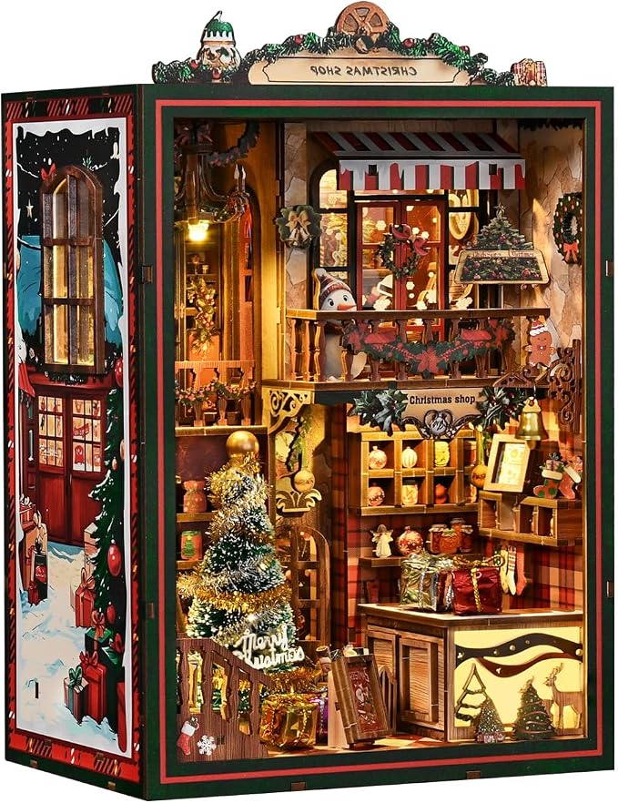 Book Nook Kit - DIY Miniature Dolls House Kit by Shylamb