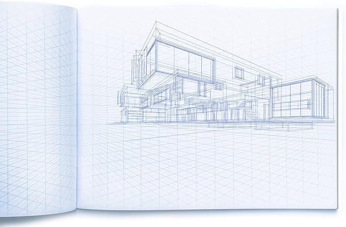 KOALA TOOLS | 2-Point Drawing Perspective Notebook | 10.35" x 8", 60 pp. - Image 3