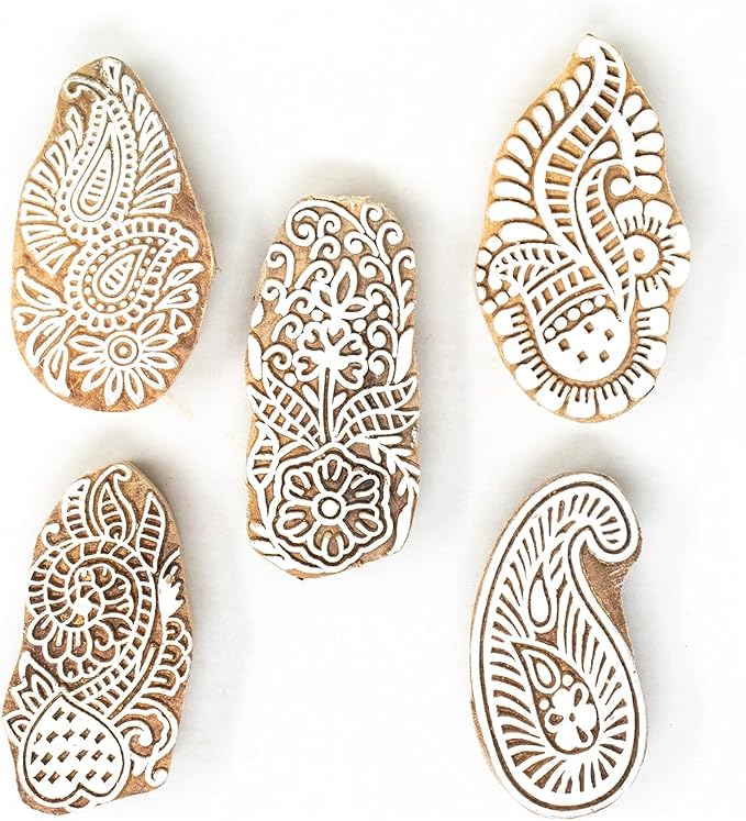 Wooden Stamp Block, Printing Stamp Design Set | Block - Image 2