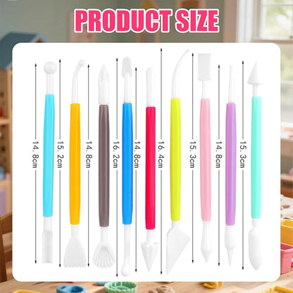 26 PCS Upgraded Polymer Clay Tools, Clay Sculpting, Acrylic Roller Pin - Image 3
