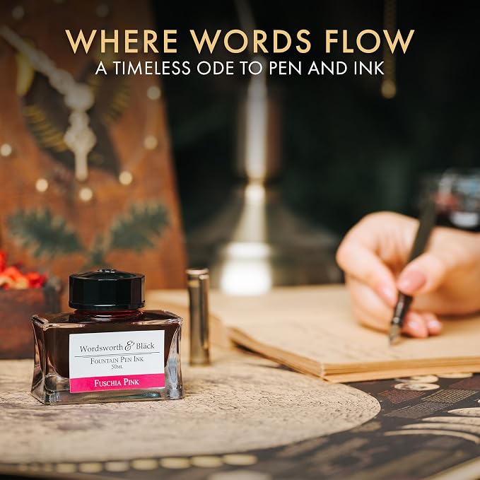 Wordsworth and Black Fountain Pen Ink Bottle Premium Luxury Edition, Fountain - Image 3