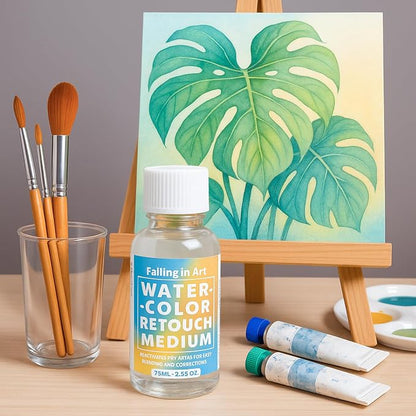 Falling in Art Professional Artist Retouching Varnish, Watercolor Retouch Medium - Image 4