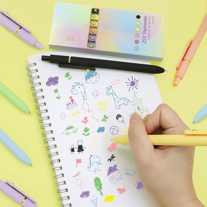 Colored Pens, 0.5mm Colored Ink Gel Pen - Image 7