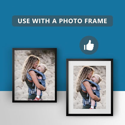 Somime 10 Pack Pre-Cut 11 x 14 White Picture Mats - Image 7