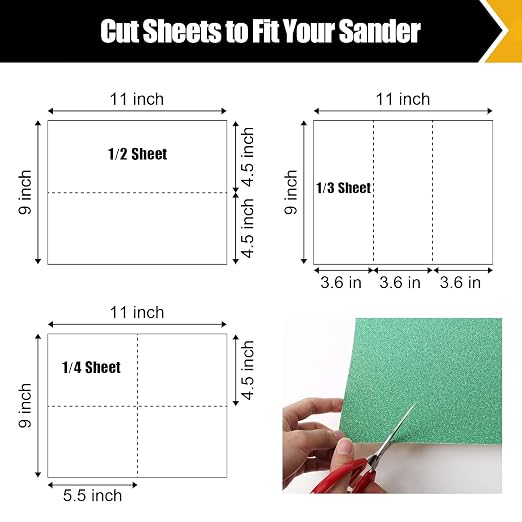 80 Grit Sandpaper, Sandpaper Assortment Sandpaper - Image 5