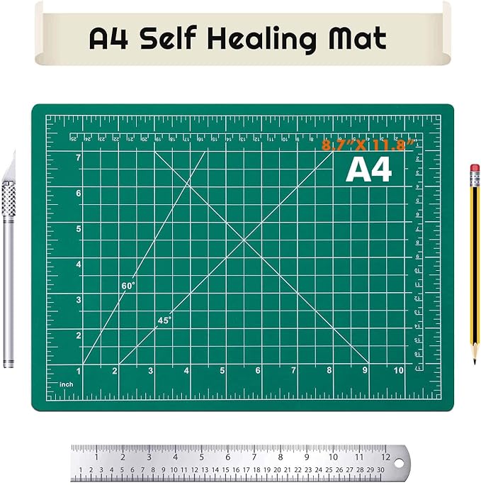 anezus Self Healing Sewing Mat, Rotary Cutting Mat Double Sided 5-Ply Craft - Image 8