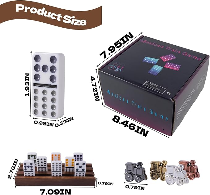 Mexican Train Dominoes Set - Image 5