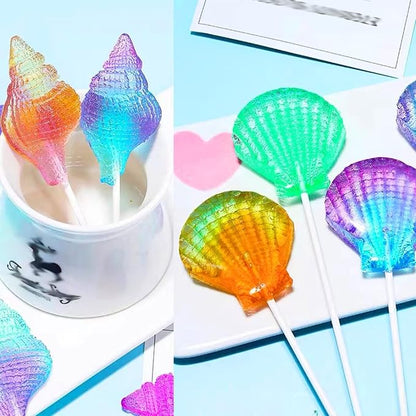 5 Pcs Seashell Silicone Mold Cake Fondant Silicone Mold Seashell Conch Baking - Image 4