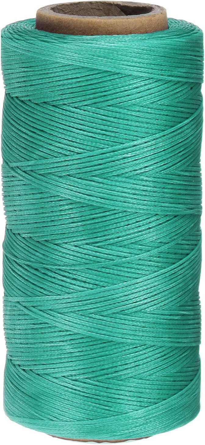 uxcell Leather Sewing Waxed Thread, 284 Yards / 260m 0.8mm 150D Flat Polyester by uxcell