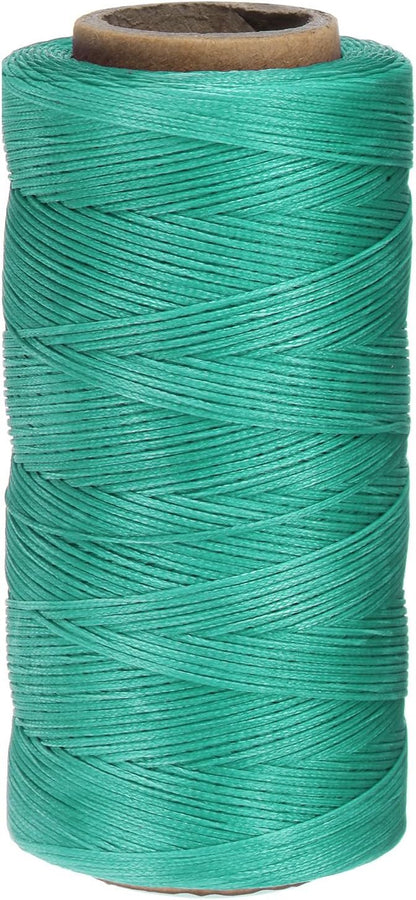 uxcell Leather Sewing Waxed Thread, 284 Yards / 260m 0.8mm 150D Flat Polyester by uxcell