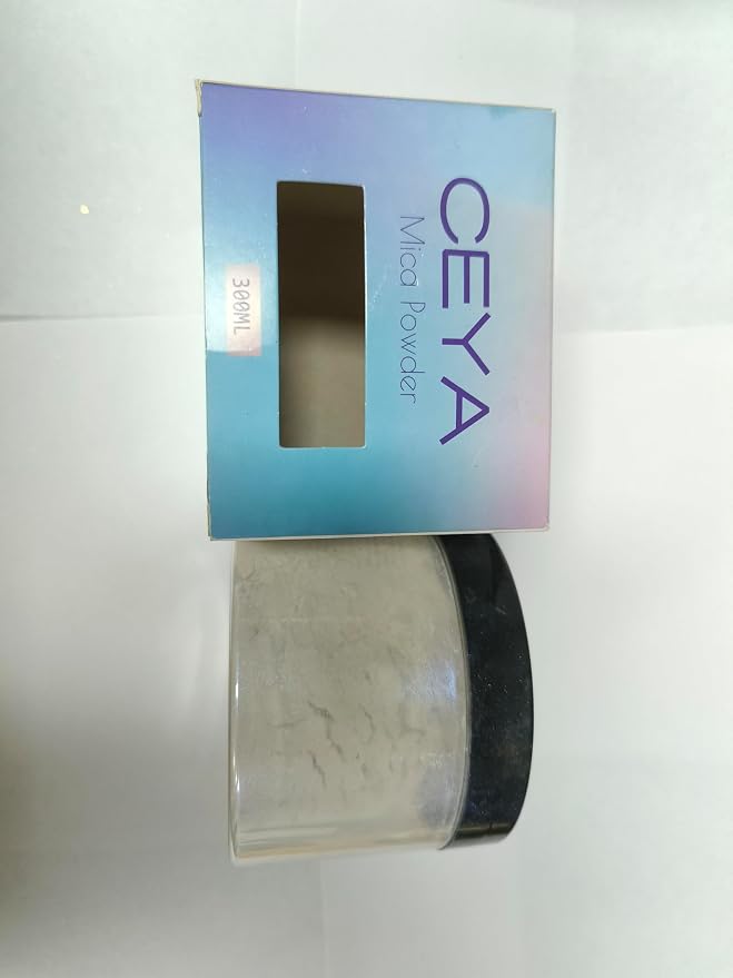 Ceya Mica Powder, 5.3oz/ 150g Shimmer Ghost Blue Pearlescent Effect Colorant - Image 8