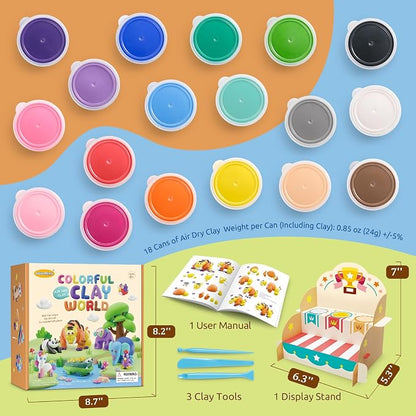 Drama Planet Air Dry Clay Kit for Kids - Image 2
