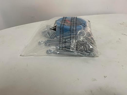 Turnbuckles for Cables Wire, 1/8" X 100Ft Blue PVC Coated Wire Rope Kit - Image 13