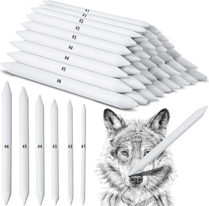 Fulmoon 288 Pcs Blending Stump and Tortillion Set Paper Art Blenders Blend by Fulmoon