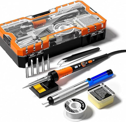 Soldering Iron Premium Kit, 60W Soldering Gun by Weldingthefuture