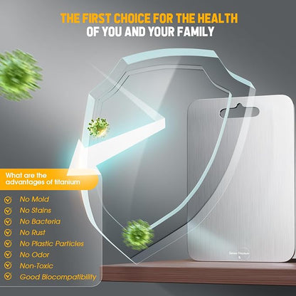 100% Pure Titanium Cutting Board - Image 2